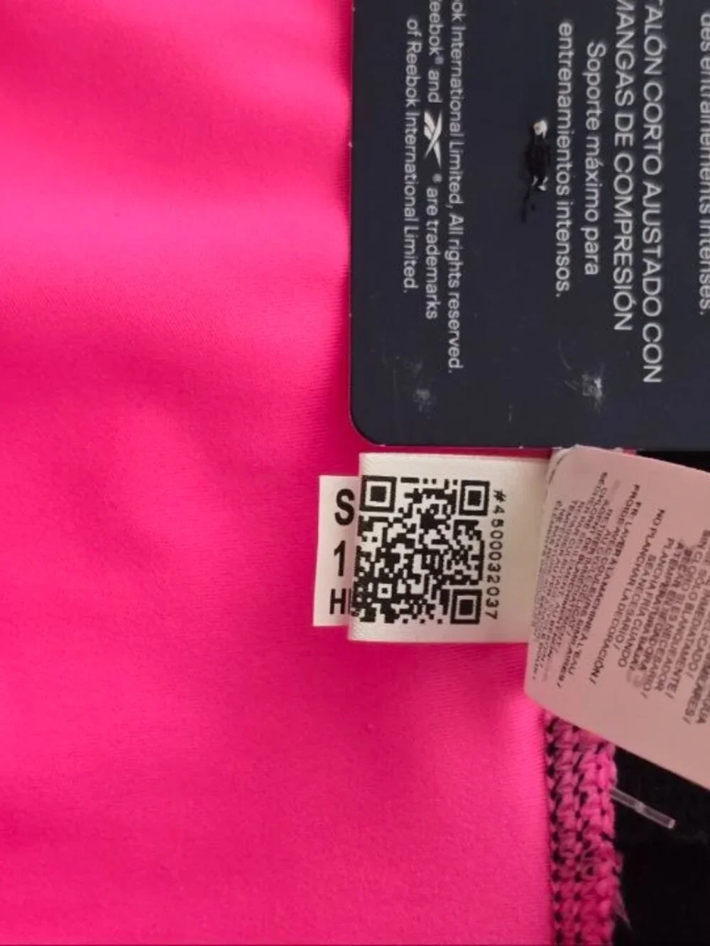 Reebok Compression Shorts Sleeve Set NWT Womens XL Neon Hot Pink Volleyball Gym
